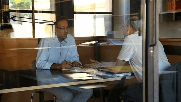 Réunion à la maison Diamantée avec la caisse des dépôts